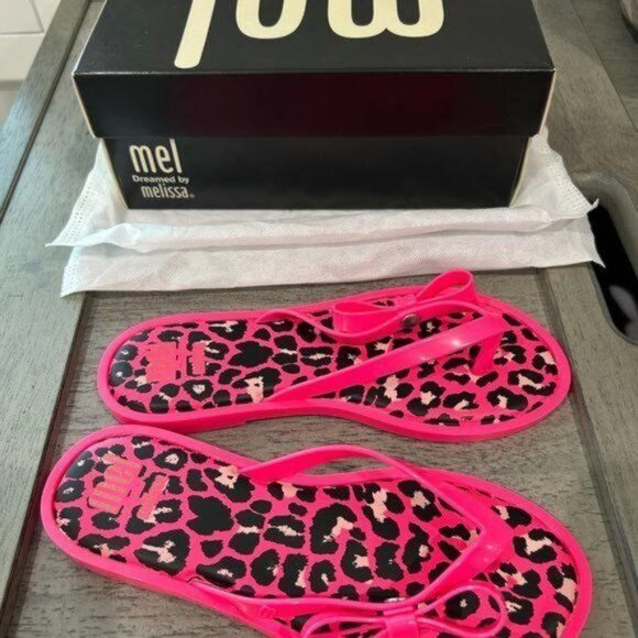 Mel by Melissa girls flip flops NWT - Picture 6 of 6